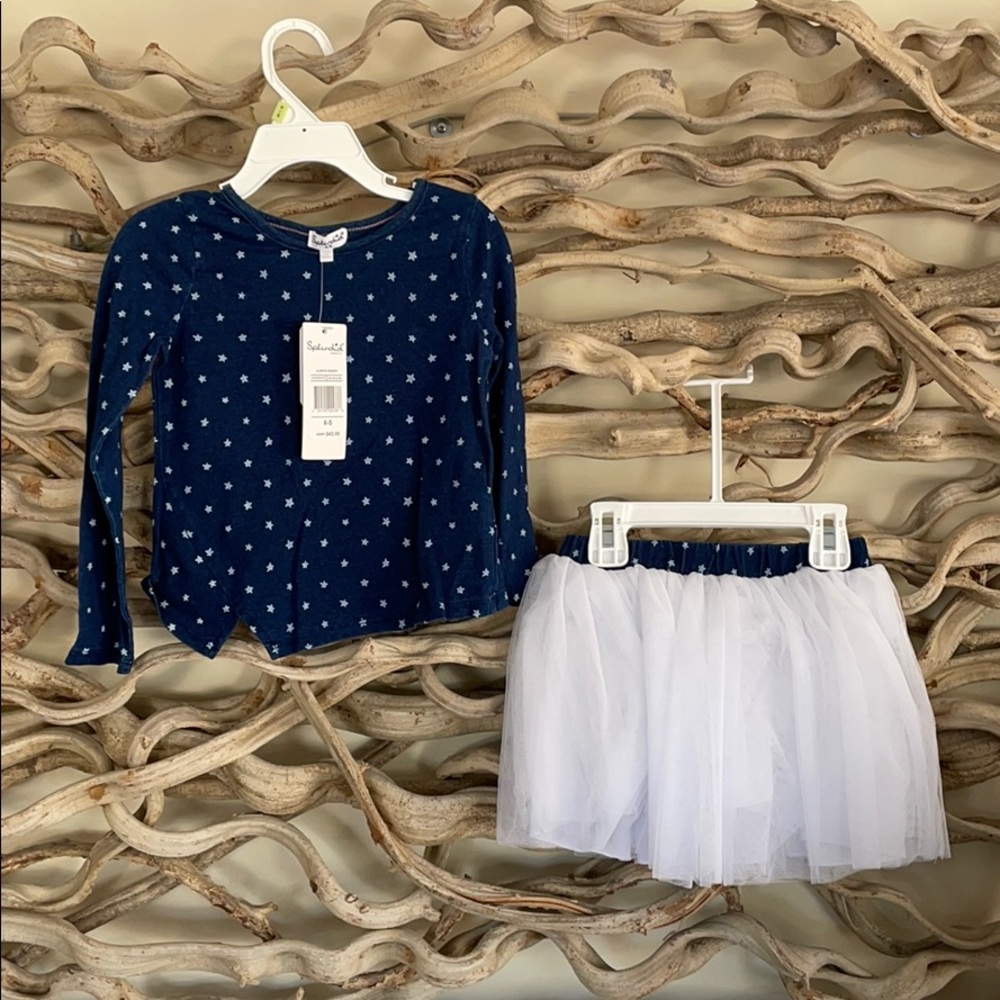 Splendid Two Piece Skirt Set